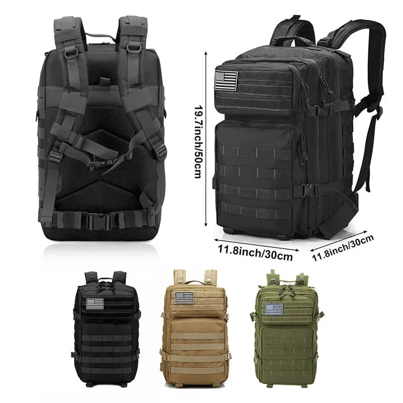 2Q-50L Tactical Backpack Men's - огляд і ціна Rucksack Military Style