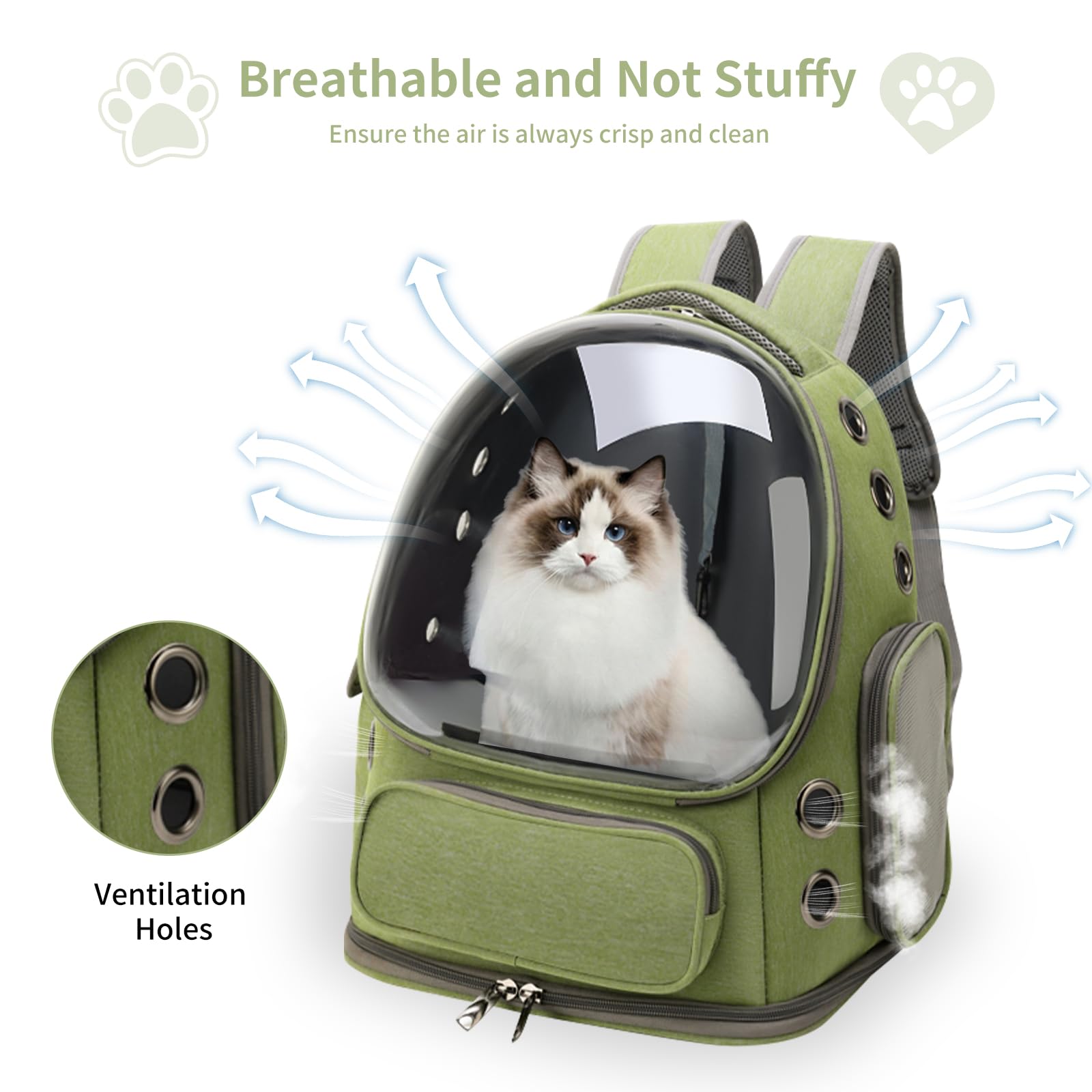 Cat Backpack Carrier Breathabl - огляд і ціна Foldable Backpack Small