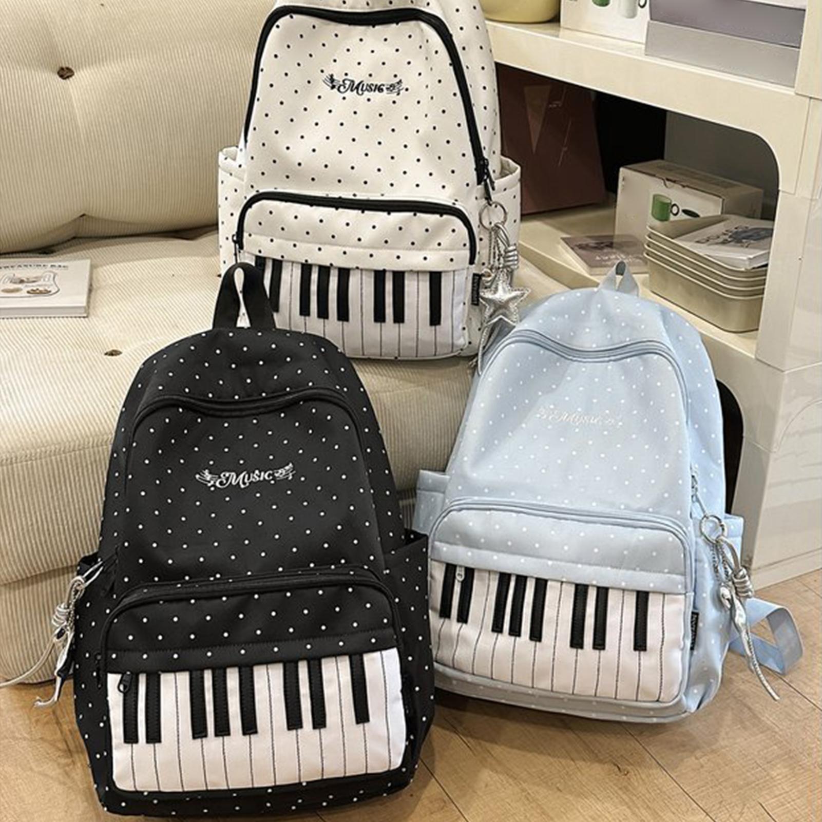 Travel Backpack | Piano Print  - огляд і ціна Fashion Backpack Women